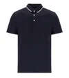 Emporio Armani Cotton Sweaters In Blue