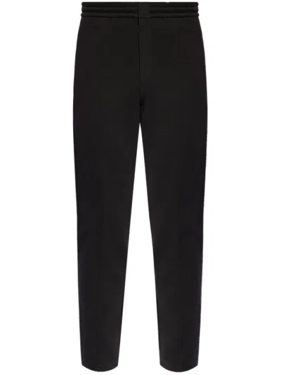 Emporio Armani Navy Blue Tapered Leg Trousers