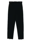 Emporio Armani Wool Trousers In Textured Fabric