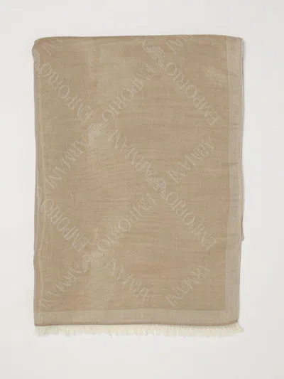 Emporio Armani Neck Scarf Woman In Brown