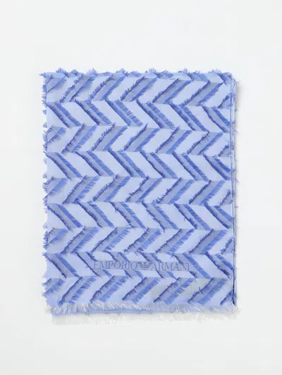 Emporio Armani Neck Scarf Woman  In Blue