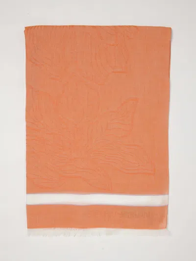 Emporio Armani Neck Scarf Woman In Orange