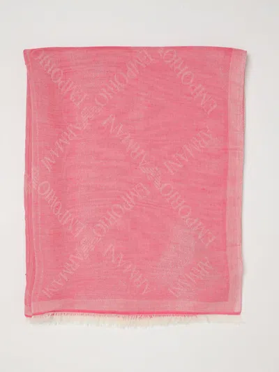Emporio Armani Neck Scarf Woman In Pink