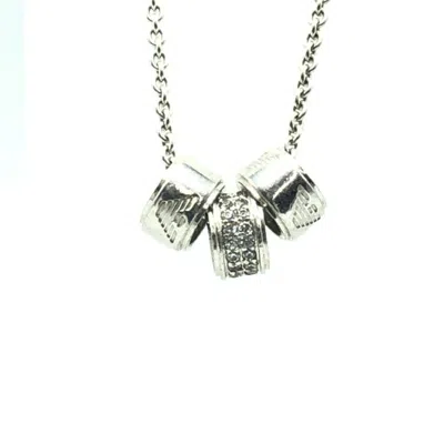 Pre-owned Emporio Armani Necklace () In Silver
