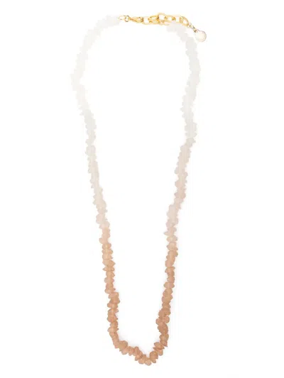 Emporio Armani Necklace In Sand Cinnamon