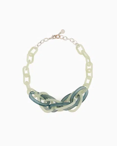 Emporio Armani Necklaces In Green