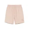 Emporio Armani Soft-touch Modal Bermuda Shorts With Peace-inspired Print