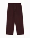 Emporio Armani New York Capsule Collection Drill Trousers In Brown