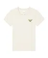 Emporio Armani New York Capsule Collection Oversized Printed Jersey T-shirt In White