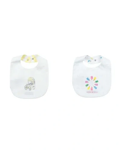 Emporio Armani Newborn Girl Baby Accessories Set White Size 0 Cotton, Elastane