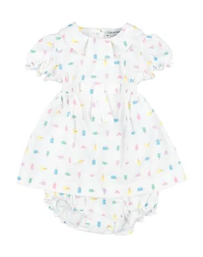 Emporio Armani Newborn Girl Baby Dress White Size 3 Cotton