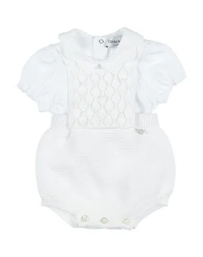 Emporio Armani Newborn Girl Baby Set White Size 3 Cotton
