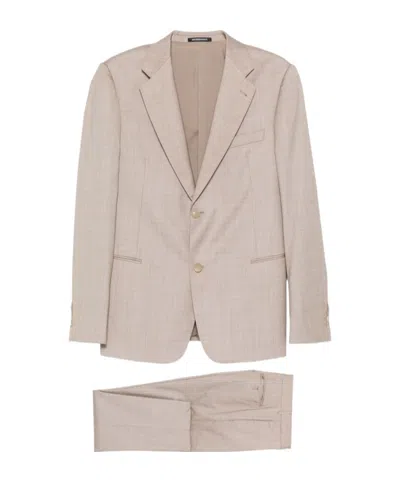 EMPORIO ARMANI NOTCHED-LAPEL SINGLE-BREASTED SUIT