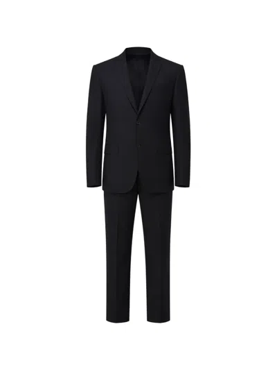 Emporio Armani Notch-lapel Single-breasted Suit In Black