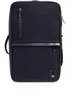 Emporio Armani Top Handle Strap Backpack With Front Zip In Black