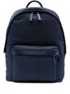 Emporio Armani Nylon Backpack In Blue