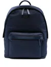 Emporio Armani Nylon Backpack In Blue