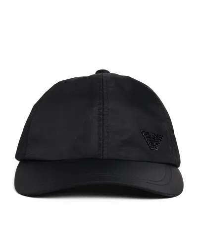 EMPORIO ARMANI NYLON BASEBALL CAP