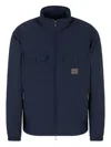 Emporio Armani Hooded Flap-pocketed Lightweight Jacket