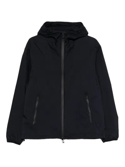Emporio Armani Hooded Blouson Jacket In Multi
