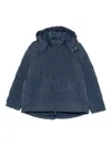 Emporio Armani Sv Recycled Down Jacket In Blue