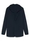 Emporio Armani Nylon Hooded Blazer Jacket