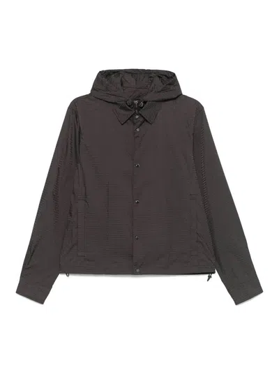 EMPORIO ARMANI NYLON HOODED JACKET