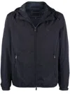 Emporio Armani Nylon Blouson Jacket In Black