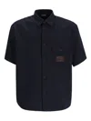 Emporio Armani Nylon Shirt In Blue