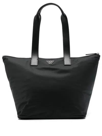 Emporio Armani Nylon Tote Bag