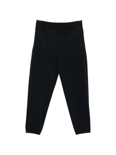 Emporio Armani Nylon Trousers In Black