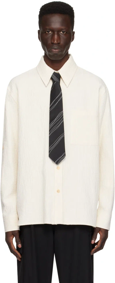 Emporio Armani Off-white Arma Shirt In Latte White