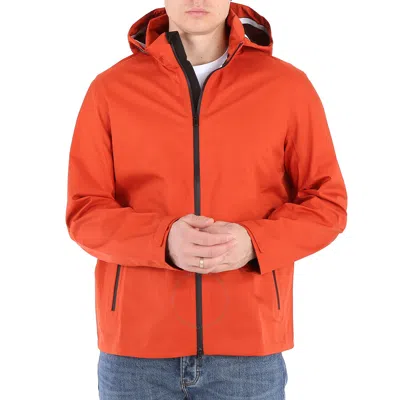 Emporio Armani Orange Water-repellent Travel Windbreaker Jacket