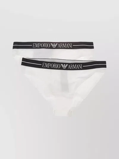 Emporio Armani Organic Cotton Briefs Pack Sheer Fabric