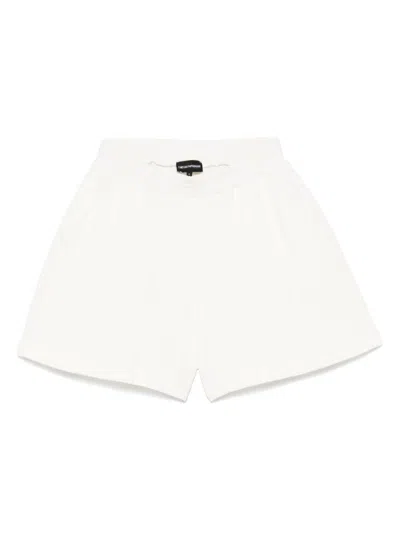 Emporio Armani Organic Cotton Shorts In White