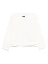 Emporio Armani Logo Crew Neck Cotton Sweatshirt With Ribbed Cuffs And Hem