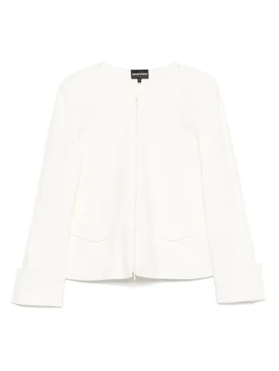 EMPORIO ARMANI OTTOMAN-JERSEY JACKET