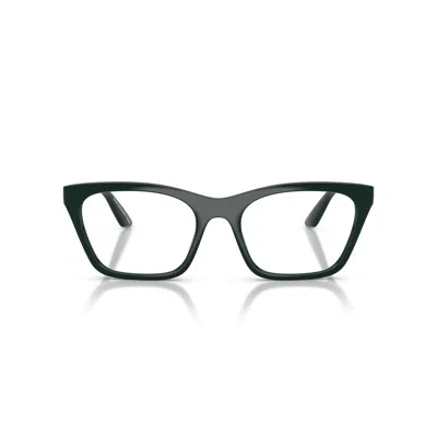 Emporio Armani Oversized Black Square Frame  Eyeglasses