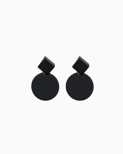 Emporio Armani Oversized Hoop Pendant Earrings