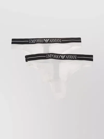 Emporio Armani Pack Of 2 Brazilian Briefs