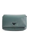 Emporio Armani Padded Cross-body Bag In Gray