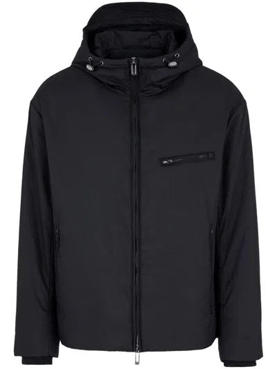 EMPORIO ARMANI PADDED HOODED JACKET