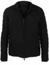 EMPORIO ARMANI PADDED LOGO-PATCH JACKET