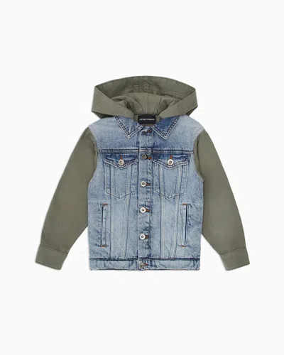 Emporio Armani Kids' Padded Suits In Blue