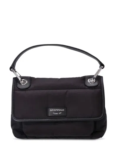 Emporio Armani Padded Tote Bag In 黑色