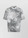 Emporio Armani Palm Tree-print Cotton T-shirt