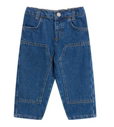 EMPORIO ARMANI PANEL ELASTICATED JEANS