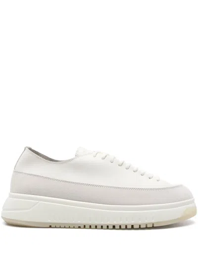 Emporio Armani Panelled Sneakers In Multi