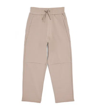 Emporio Armani Kids' Panelled Sweatpants In Neutral