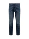 Emporio Armani Denim Cotton Jeans In Blue